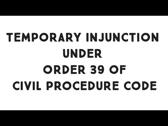 Civil Procedure Code