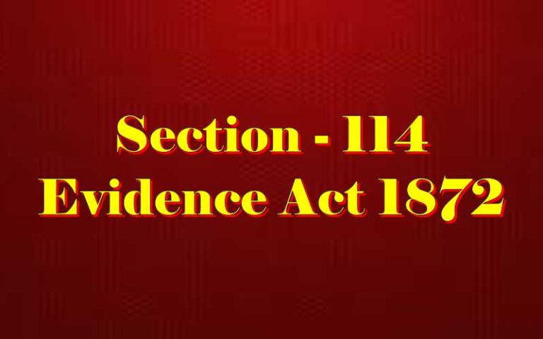 Indian Evidence Act, 1872