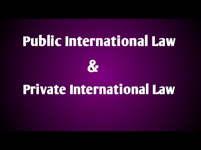 International Law