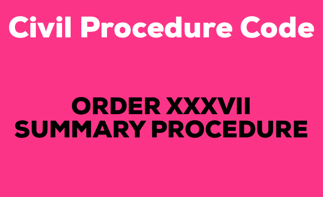 Civil Procedure Code