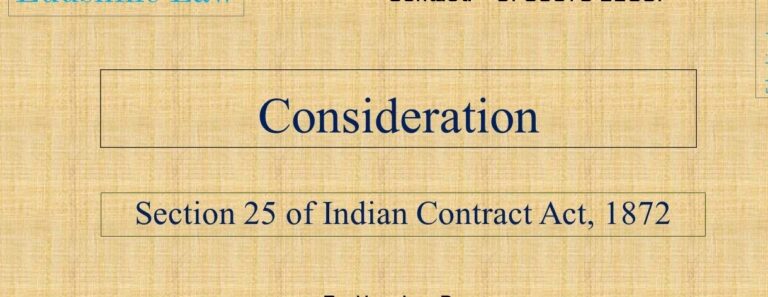 Indian Contract Act