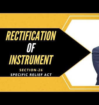 Specific Relief Act