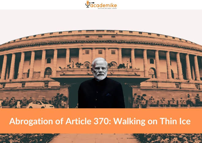 अनुच्छेद 370 को निरस्त करना: एक सामाजिक-कानूनी पहेली