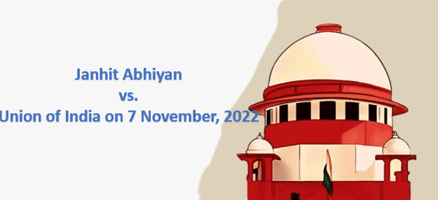 Janhit Abhiyan v. Union Of India (2022)